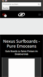 Mobile Screenshot of nexussurfboards.com
