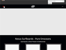 Tablet Screenshot of nexussurfboards.com